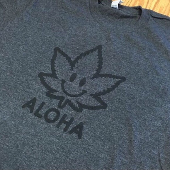 420 Happy Pakalolo charcoal Heather t-shirt - Picture 2 of 3
